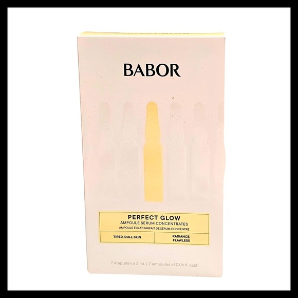 BABOR Perfect Glow Ampoule Serum Concentrates 7 Ampoules Tired Dull Skin Radianc - Picture 1 of 5